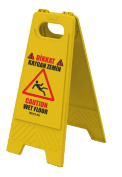 Dikkat Kaygan Zemin - Plastik Levha